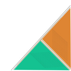 Abstract corner border 