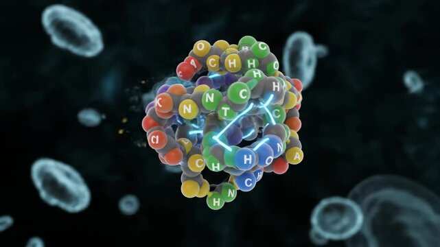 3D Visualization of Protein Folding and Molecular Biology