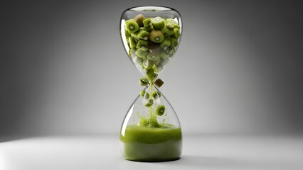 Kiwi Hourglass Nature's Time Flow