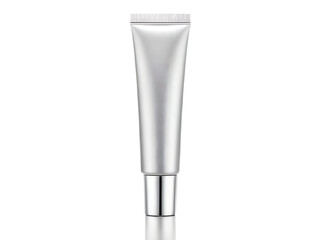 Eye cream tube mockup, transparent background
