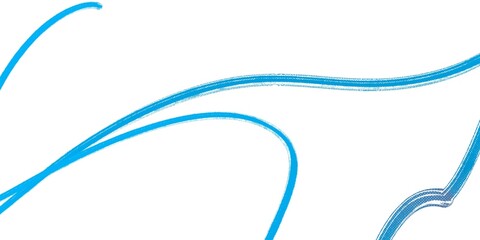 Soft Blue Hand Painted Brush Stroke