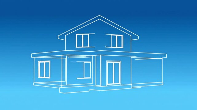 Blueprints of Modern House Designs Evolving.