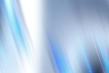 Frosted blue metallic texture featuring grainy surface and diagonal light reflections for industrial design.