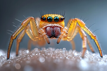 spider on a white background