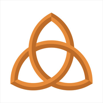 Celtic knot symbol vector illustration for design