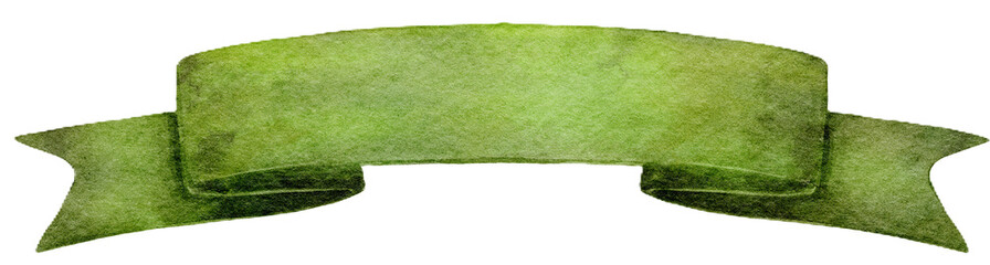 green flag isolated on white background
