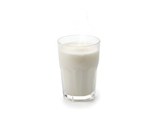 Hei&szlig;e Milch im Glas