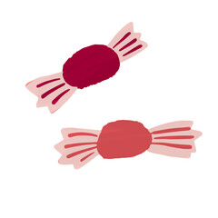 Illustration templates for people celebrating Valentine's Day