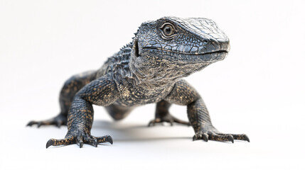 Fototapeta premium a lizard on a white background