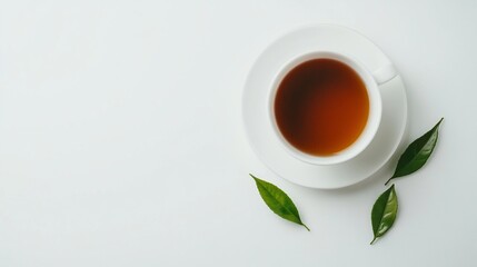 cup of coffee with a flower