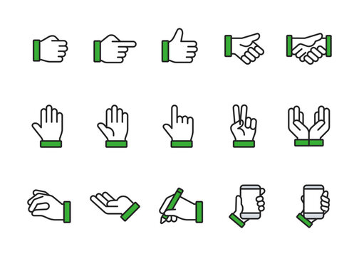 ハンドアイコンセット