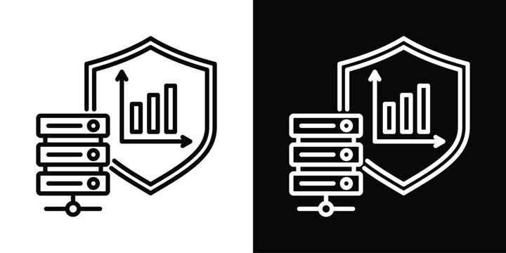 SRE Icon White And Black Background Style