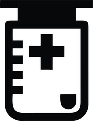 Obraz premium medical testing envelope silhouette