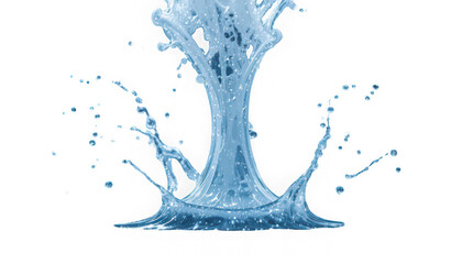 water splash isolated on white background