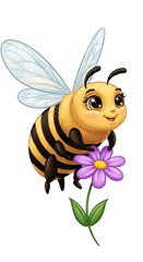 春の蜜蜂、優しいタッチで