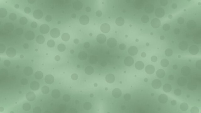 Abstract green background with subtle moving patterns.