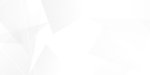 Obraz premium Abstract white light geometric texture background design.