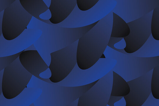 Deep Blue Midnight Flow Pattern