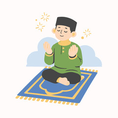 Islamic Flat Illustration 2