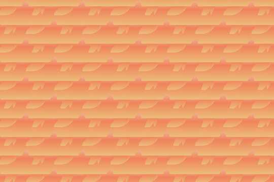 Warm Peach Horizontal Flow Pattern