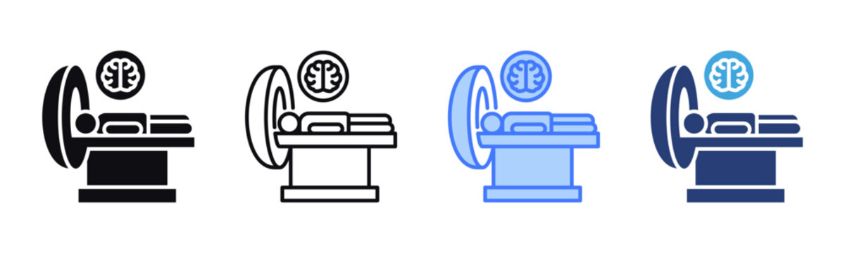Ct Scan icon sheet multiple style collection
