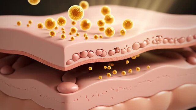3D Visualization of Vitamin D Synthesis in Skin Layers