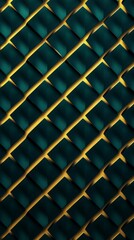 Opulent emerald green background adorned with elegant golden geometric lines forming a luxurious and sophisticated visual design pattern.
