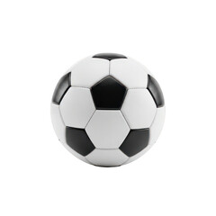 Classic soccer ball isolated on transparent background