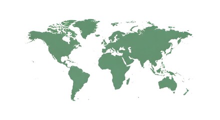 A global vector illustration featuring a world map on white and black backgrounds showcases the earth's continents from Europe to Australia in a clean atlas design for geography and travel