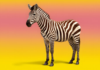 Zebra profile gradient background image