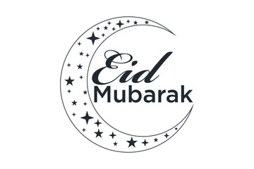 Eid adha and fitr arabic logo, collection set package design eid al fit, eid mubarak