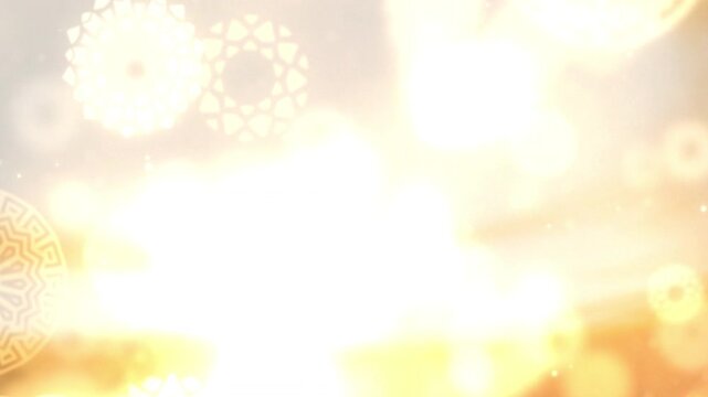 gold bokeh transision for background