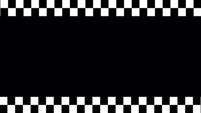 chessboard alpha channel background. 4k video