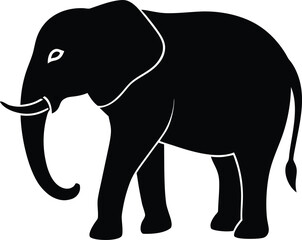 Fototapeta premium Elephant Silhouette