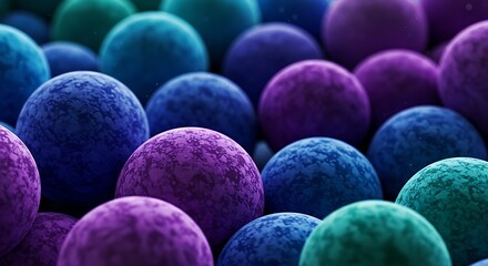 Abstract Colorful Spheres Background Texture