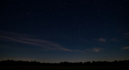 Nightfall's Embrace: Celestial Canvas