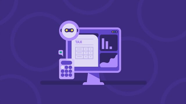 Tax computation with AI machine learning, intelligent data extraction from financial document and bank records, automate regulatory filling.