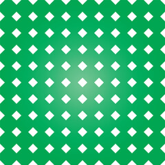 A seamless green geometric gradient pattern with diamonds
