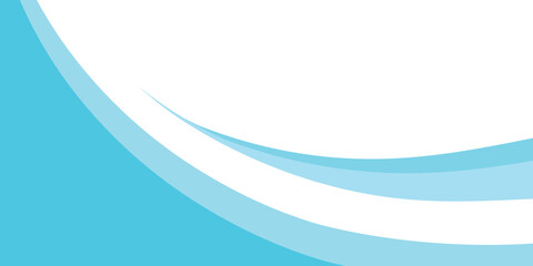 Obraz premium Smooth light blue wave background with modern curves and white space, suitable for clean and professional layouts eps 10