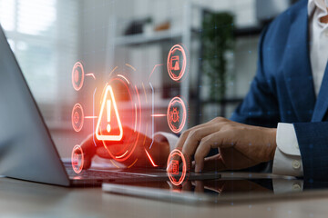 Cybersecurity threat detected on business laptop