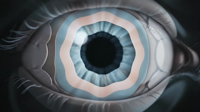3D Visualization of Human Eye Anatomy and Ocular Structures