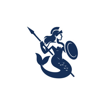 Mermaid Warrior Logo