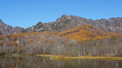 Fototapeta premium Myoko-Togakushi National Park: A Japanese Autumn Wonderland, Nagano, Japan