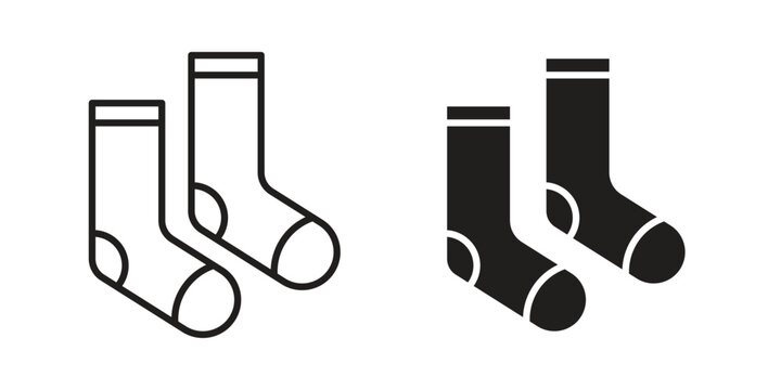 Socks icon vector design. Vector elements for infographic web