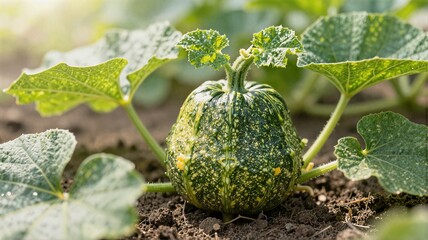 pumpkin in the garden