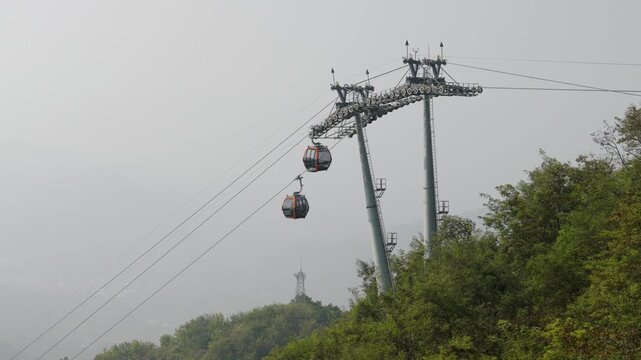The Great Wall of China Mutianyu Section lift.