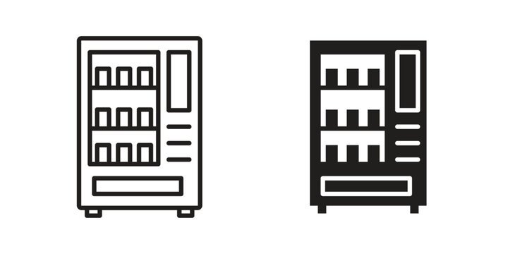 Vending machine icon vector design. Vector elements for infographic web