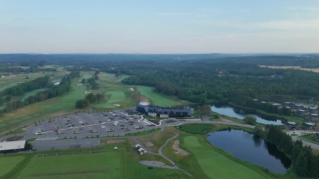 TPC Toronto At Osprey Valley Golf Course During Fall In Caledon, Ontario, Canada.