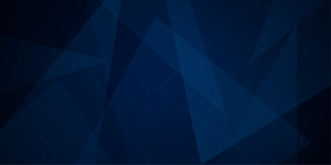 Obraz premium Abstract dark blue geometric texture background abstract design.