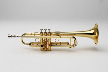 Fototapeta premium trumpet isolated on white